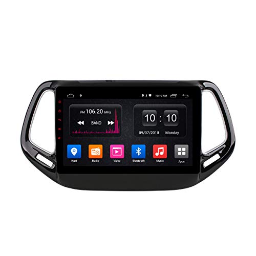 Auto Stereo Auto DVD CD Player SAT Navi Für Jeep Compass 2017 Unterstützung GPS Navigation Audio Video Bluetooth USB SD SWC FM AM