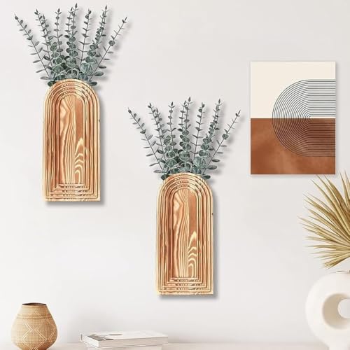 Arte de la pared boho para comedor con jarrones modernos IOIUSKKU Tipo B 5
