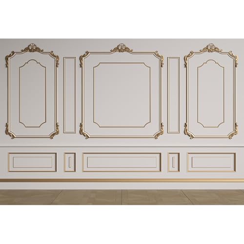 Baocicco 7x5ft Vintage Beige Wall Backdrop for Party, Wedding Ceremony, Baby Shower Decorations, Photo Booth Prop