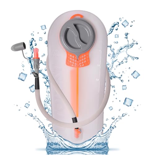 UTOBEST Water Bladder, Hydration Bladder 3L, TPU Water Reservoir with Insulated Hose, Upgraded Leak Proof Water Bag for Outdoor Camping Running Cycling, UTR210