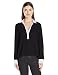 Calvin Klein Women's Long Sleeve Top with Contrasting Cuff