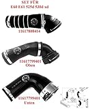 -Set- Ladeluftschlauch Turboschlauch Ersatzteil für BMW 5er E60 E61 525d xd 197PS 530d xd 231PS 235 PS