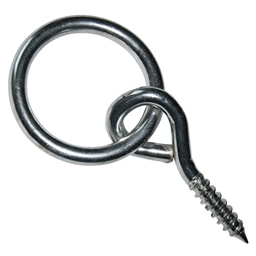 dock edge galvanized screw-in dock ring 2 x 51634 1200lb zinc plated