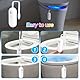 Lhdfyqt 2 Stück Toilette Licht WC-Nachtlicht, Motion Sensor WC-Nachtlicht, Bewegungsmelder Toilettenlicht, 8 Farbverläufe, für Badezimmer Waschraum Toilettenbeleuchtung