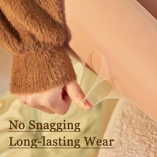 Image of Citystl 2 Pack Silky Tights for Women, Non Rip Sheer Tights - Control Top Pantyhose for Flawless Definition and Confidence