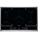 Produktbild AEG IKE85451XB Kochfeld / 80 cm / Glasfarbe Schwarz / Induktionskochfeld mit Hob²Hood-Funktion / autarkes Kochfeld / Edelstahlrahmen
