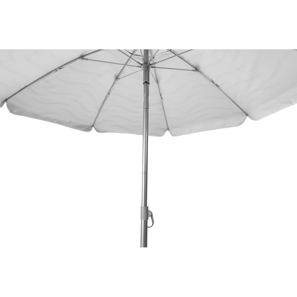 Aremar Sombrilla de Playa Antiviento Airvent, Protección UV 50+, 8 Varillas de Fibra de Vidrio, Mástil resistente, Funda de Transporte con Asa
