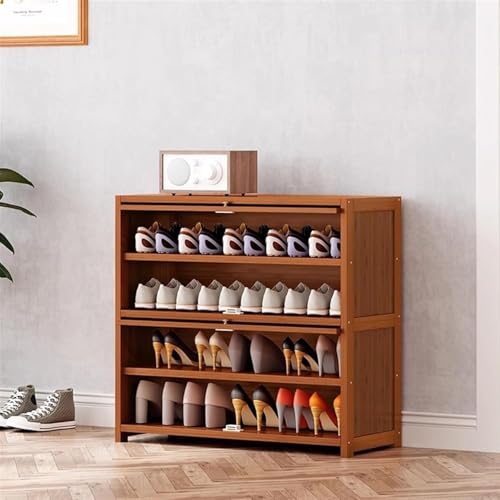 Meuble à chaussures design et compact 5 niveaux pour entrée ordonnée - 2