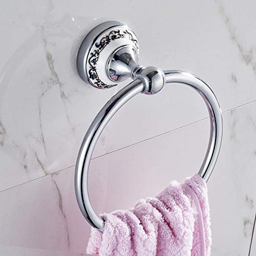 Anneau porte-serviette cuivre résistant pour petite pièce