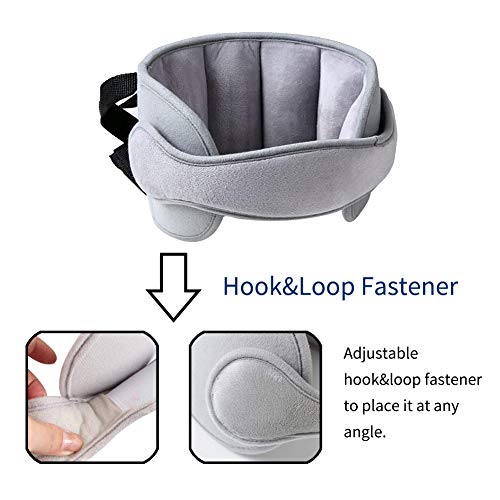 Soporte de cabeza ajustable para niños para auto miniatura 3