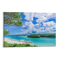 Amazon.co.jp: 石垣島の碧い海 沖縄 ポスター バンクシー 素晴らしい