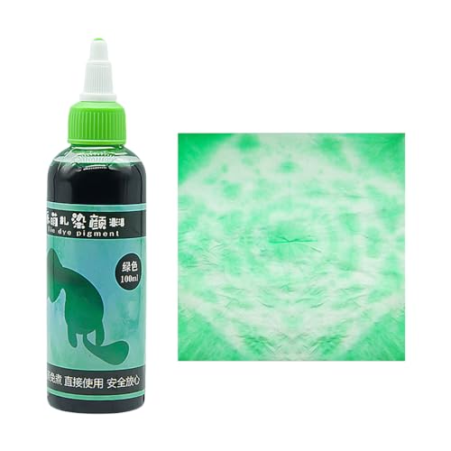 ファブリックタイ染料塗料100ml/3.38oz染色用生地衣類バッグファブリックペイント大人用手作りクラフトファブリックペイント