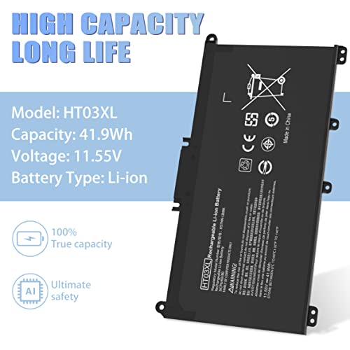 Image of HT03XL L11119-855 Laptop Battery Replacement for HP Pavilion 15-DA 15-DB 15-DW 15-CS 15-DY 17-BY 17-CA 14-CE 14-CF 14-DF 14-DQ 14-DK Series 15-CS0053CL 15-DA0014DX HSTNN-UB7J HT03041XL