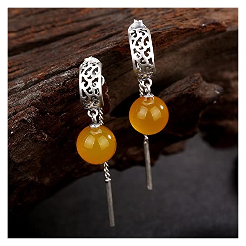 Boucles d'oreilles s925 perle de culture deau douce élégante pour femme