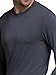 Cherokee Scrubs Men’s Long Sleeve Underscrub Knit Tee,Crew Neck, Stretch Durable Layering Shirt for Medical Uniforms Plus Size - WW700, 2XL, Pewter