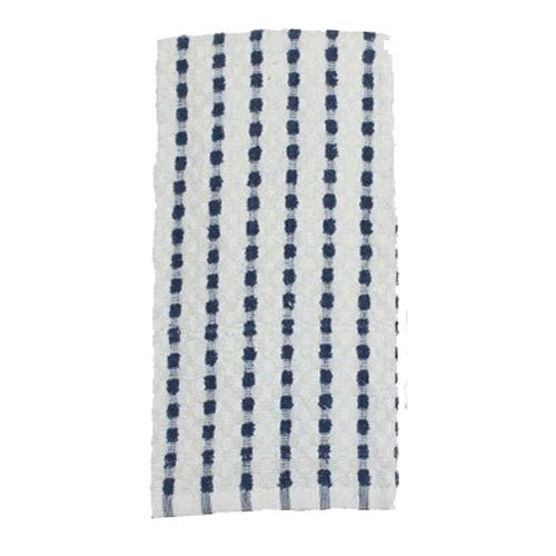 J & M HOME FASHIONS 7391 16x26 BLU Striped Towel