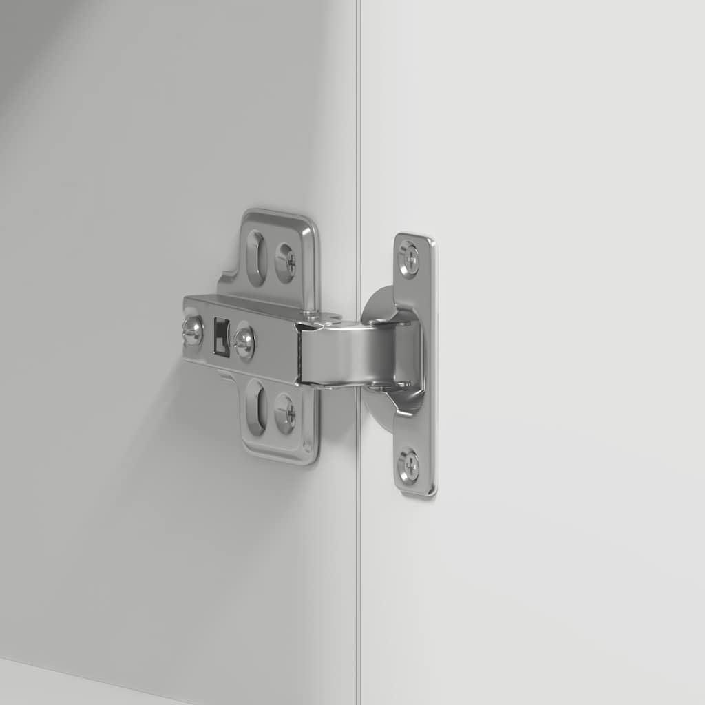 vidaXL Mobile sospeso Lyon, 60x31x60 cm, Legno ingegnerizzato, Bianco, Contenitore da parete, Bagno & Cucina, Portata massima 60 kg
