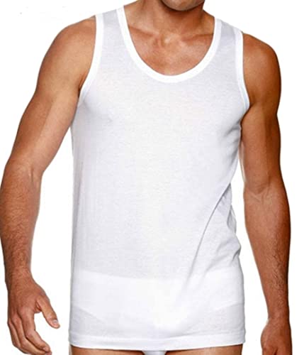 EFFEPI Canottiera Uomo Cotone 871 Bianco Tag XL