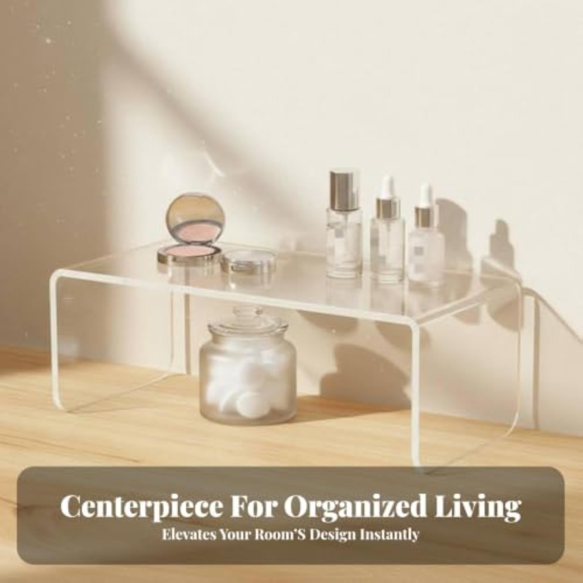 U-Shaped Acrylic Riser, Multi-Function Display Stand