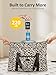 Expandable Travel Duffle Bag, Waterproof Weekender Overnight Bags for Women Men Hospital Bag for Women Labor Delivery Carry on Bag with Toiletry Bag for Travel Gym Airplanes(Leopard, X-Large)