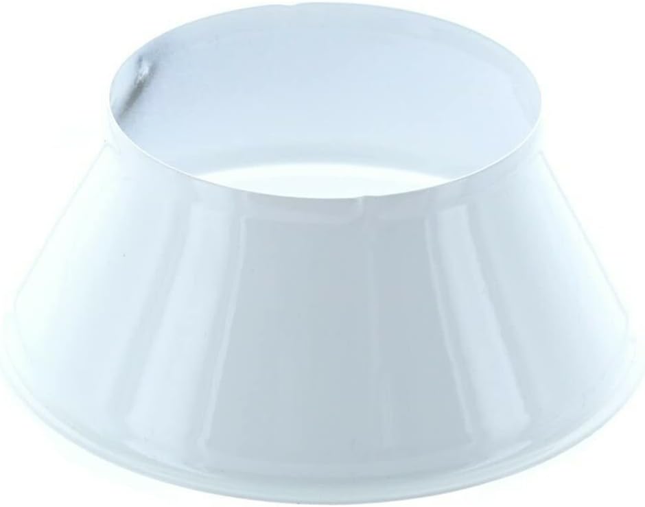 Fire Sprinkler 401 Steel Standard Escutcheon Skirt White