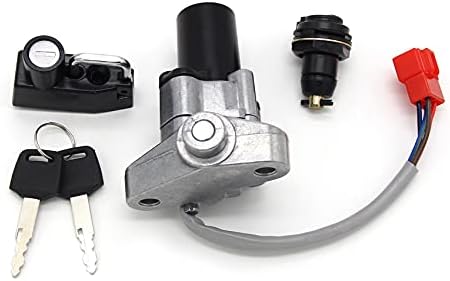 オートバイ燃料ガスタンクキャップ 燃料ガス点火スイッチロックとキー