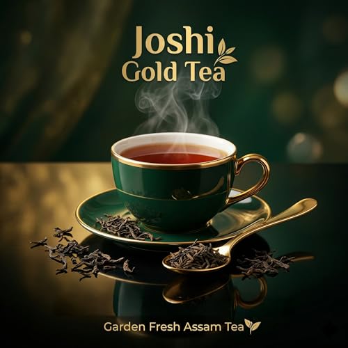 Image of Joshi Gold Tea Assam CTC Dust | Strong Aroma & Rich Taste | Garden Fresh Black Tea for Kadak Chai (1 kg)