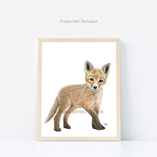 Woodland Animal Nursery Prints Unframed Set Of 4, Pick Your Baby Animals And Print Size, Original Watercolor Art Signed By Artist #TOP7