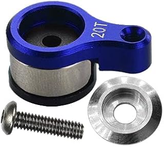 Aluminum 6061-T6 20T Servo Horn with Built-in Spring for Losi 1/18 Mini-T 2.0 2WD Stadium Truck Upgrades - Blue