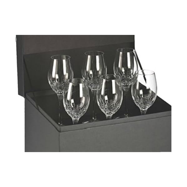 Waterford crystal lismore essence white wine deluxe gift box set of 6  urban country home decor