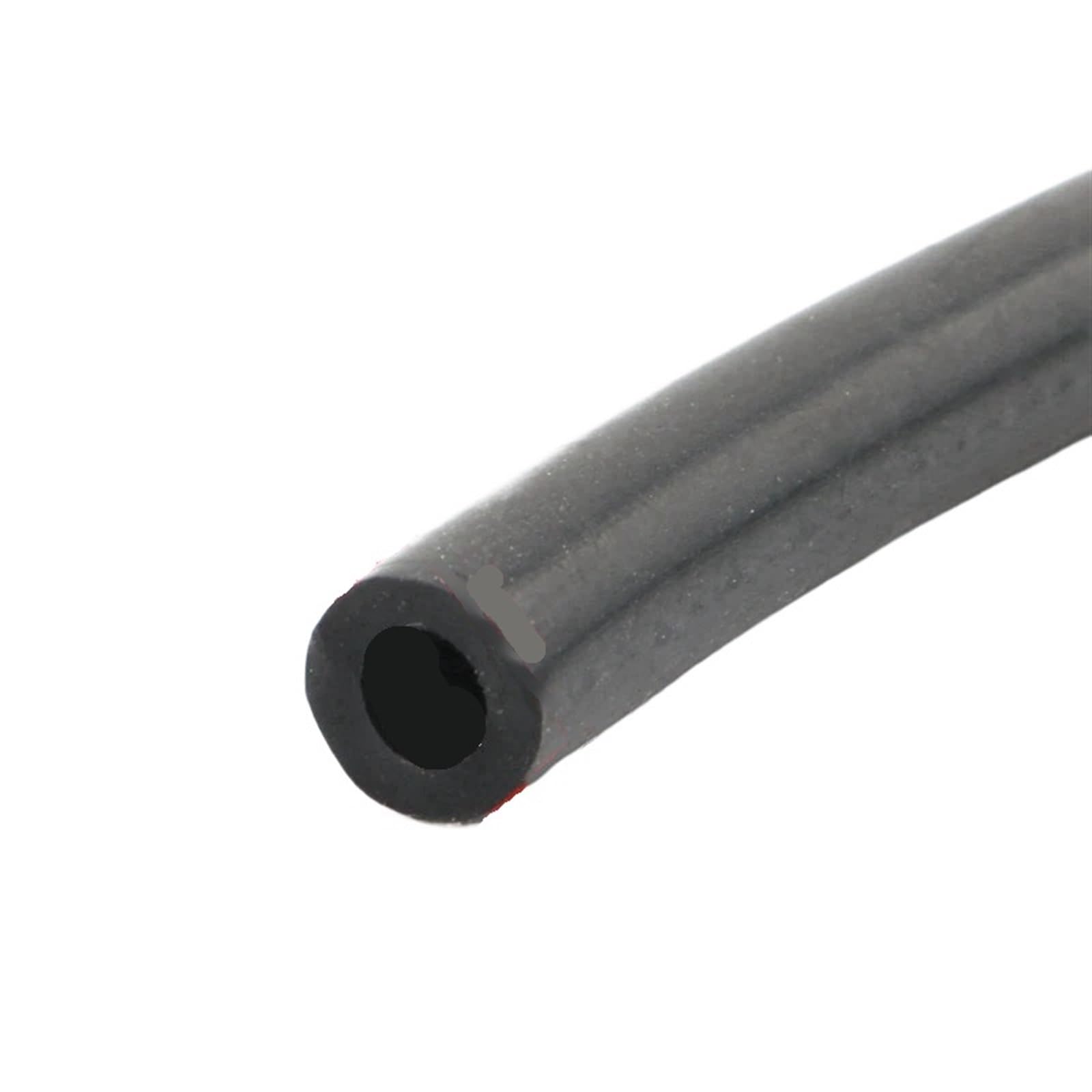 Tubo de Silicona Negra de 1 m, Manguera de Goma Flexible de 3 a 38 mm, línea de Bomba de Aire Resistente al Calor y Engrosada Manguera de Gasolina(10 x 14mm)