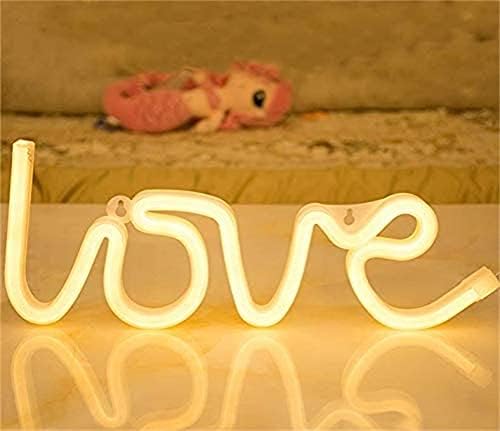 Nordstylee Led Neon Love Light Signs, Love Night Lights Decor Lights for Kid's Gift, Wall/Room Decor, Birthday Party, Christmas, Wedding Decoration(Warm White)