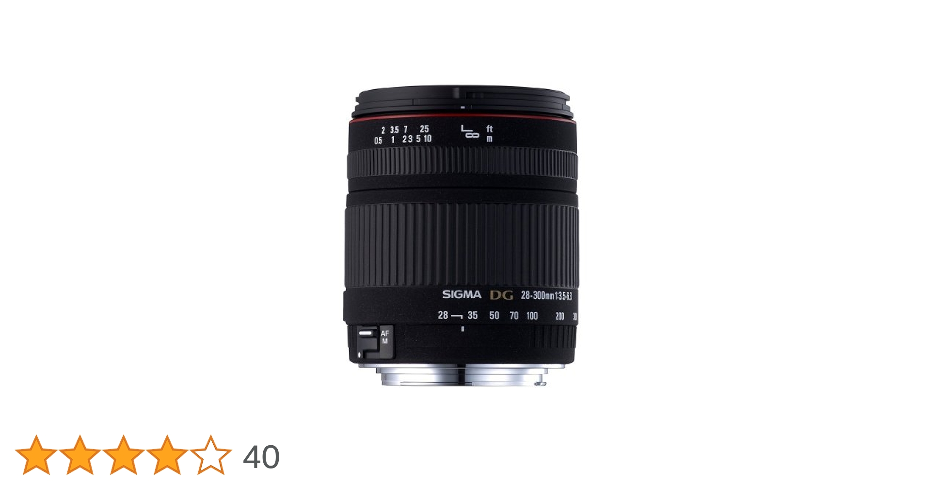 Sigma 28-300mm f/3.5-6.3 DG IF Macro Aspherical Lens for