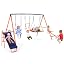 Swing Sets With Slide 700lbs (Orange)