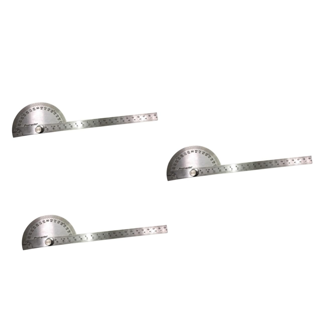 SHINEOFI 3 Stück Winkelmesser Drehwinkelmesser für Präzise Messungen Architektur Ingenieurwesen Einstellbarem Arm und Tragbarem Design für Studenten und Fachleute