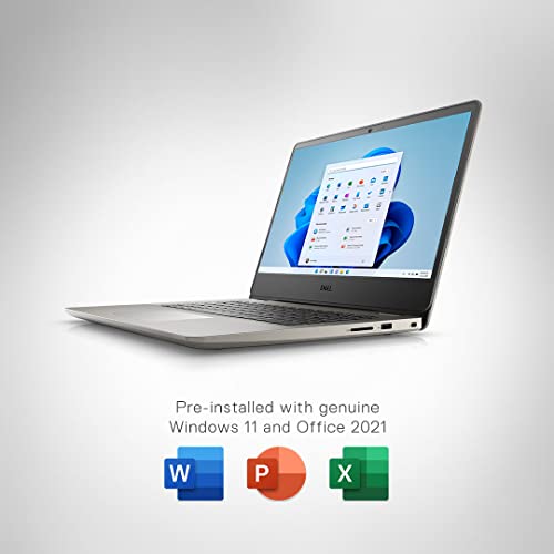 Image of Dell New Vostro 3400 Laptop, Intel i5-1135G7, Windows 11, 8GB, 512GB SSD, NVIDIA MX330 2GB GDDR5, 14.0 inch /35.56 cm FHD WVA AG, Backlit KB, Dune, 1.59Kgs (D552237WIN9D)