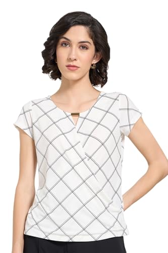 Image of Annabelle Women's Top | Regular Fit | Round Neck | Half Sleeve