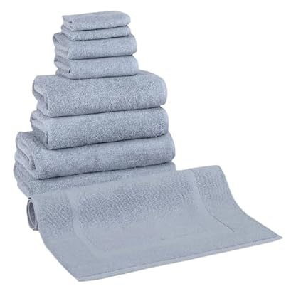 XFZJCHAP Badematten-Set, Handtuch, klassisches Handtuch, schnell trocknendes Badetuch aus Baumwolle