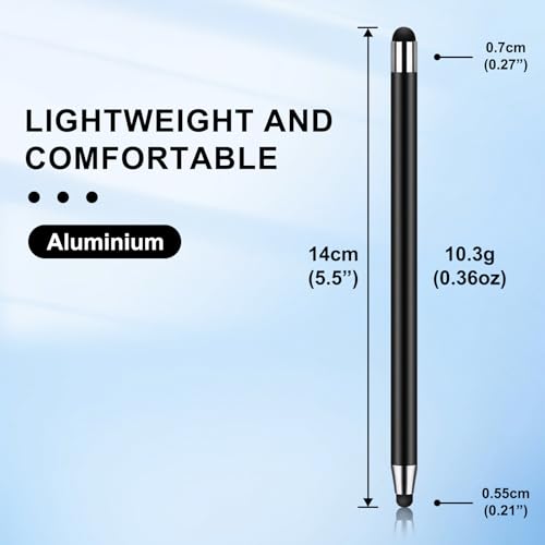 10Pack Stylus Pen,Stylus Pens for Touchscreen, 2-in-1High Precision and Sensitivity Stylus Pen for iPad,iPhone,Smartphones,Android and Tablets,All Universal Touch Screen Devices(10Stylus Pen+20 Tips) - Image 3