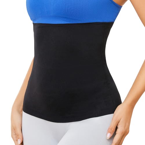 SURE YOU LIKE Waist Trainer for Women Postpartum Recovery Belt Seamless Shapewear, Tummy Control Body Shaper, Black, UK 16, Corset