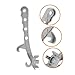 Zerodeko Multifunctional Aluminum Alloy Opener for Buckets Bung Caps Industrial Pail Lid Opener and Portable Barrel Cover Remover Tool