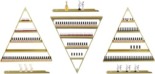 Support de rangement pour bouteilles de vernis suspendu pour sublimer votre salon de coiffure