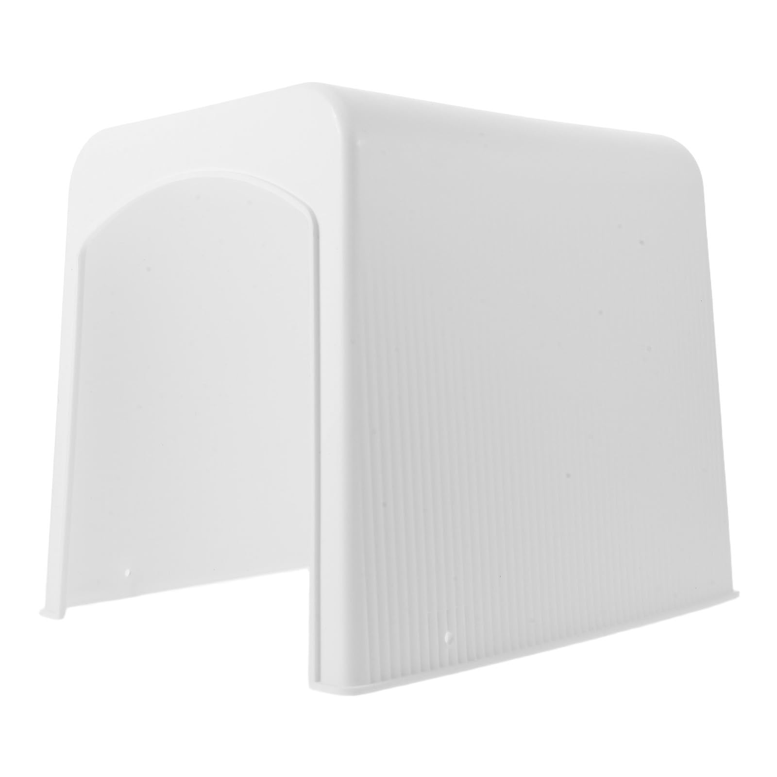 Funda protectora para bomba de agua plástica blanca contra el clima y ruido exterior