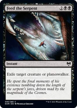Magic: The Gathering - Feed The Serpent - Foil - Kaldheim
