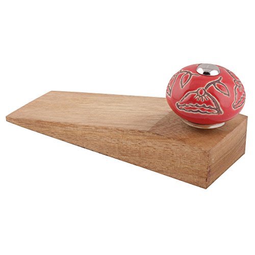 Wooden Door Stopper Handmade Red Door Wedge Stopper Door Wedge Stopper Rubber Door Stopper Wedge Decorative Door Stopper Cute Door Stopper #TOP2