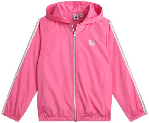 Body Glove Girls Windbreaker - Cozy Zip-Up Hooded Jacket for Girls (7-12)