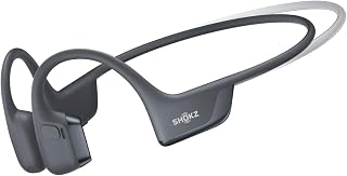 SHOKZ OpenRun Pro 2 Mini Bone Conduction Open-Ear Headphones - Deep Bass Dual Drivers, Sweatproof, Secure Workout Fit