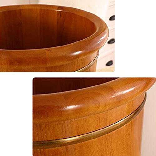 Baño de pies de cedro, barril para spa, 40 cm alto miniatura 6