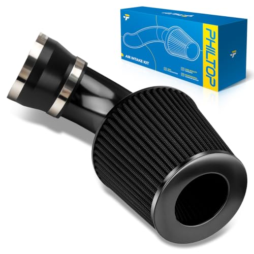 Kit d'admission d'air froid noir avec bouclier thermique pour BMW E46 E36 L6