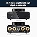 Mini Bluetooth Amplifier for Speakers, Stereo (50WX2)/Mono (100W)/Dual Mode (100WX2) Audio Amp, AUX and Bluetooth Inputs up to 20m, Bass Amplifiers for Passive Loudspeakers/Bass Shakers